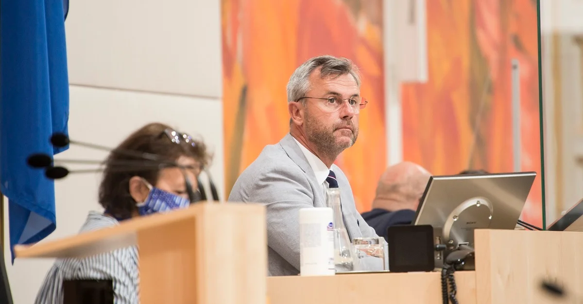 Norbert Hofer im Nationalrat. © Parlamentsdirektion / Thomas Jantzen [Bild zugeschnitten]
