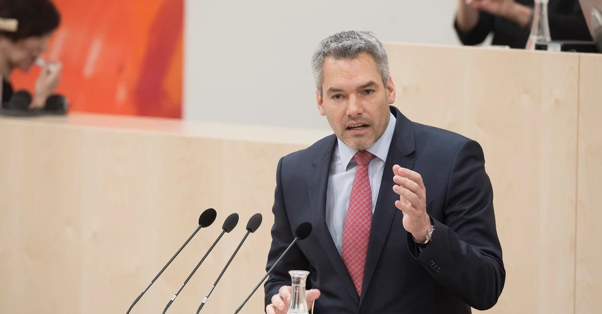 Karl Nehammer (ÖVP). © Parlamentsdirektion / Thomas Jantzen [Bild zugeschnitten]
