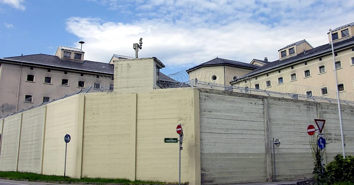 Die Justizanstalt Graz-Karlau. Bild: H.Moschitz &#8211; S.Partl / CC BY [Bild zugeschnitten]
