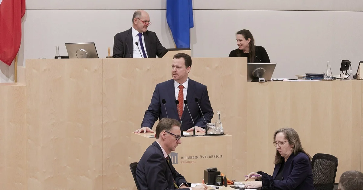 Gerhard Kaniak (FPÖ) im Nationalrat. © Parlamentsdirektion / Thomas Topf