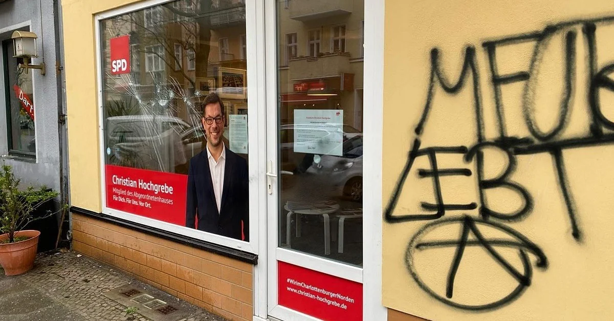 Das Kiezbüro des SPD-Abgeordneten Christian Hochgrebe wurde angegriffen. Bild: Christian Hochgrebe.
