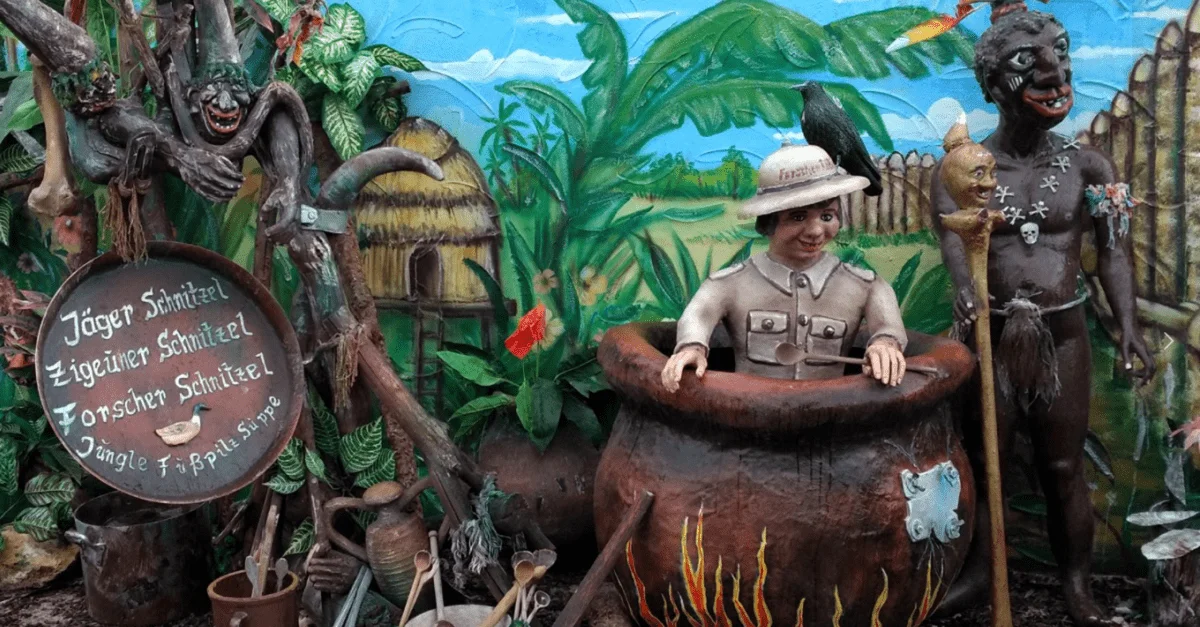 Die „Kongo-Bongo-Bahn“ steht jetzt in der Kritik. Bild: Screenshot Erlebnistierpark Memleben.