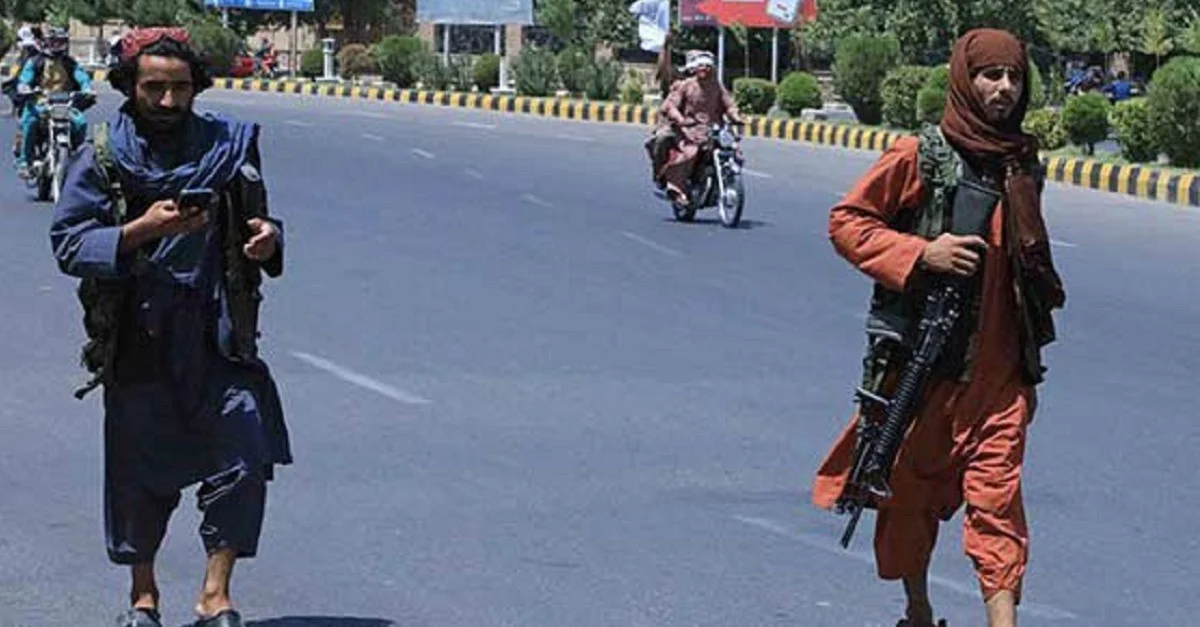Die Taliban in Kabul. Bild: Twitter.