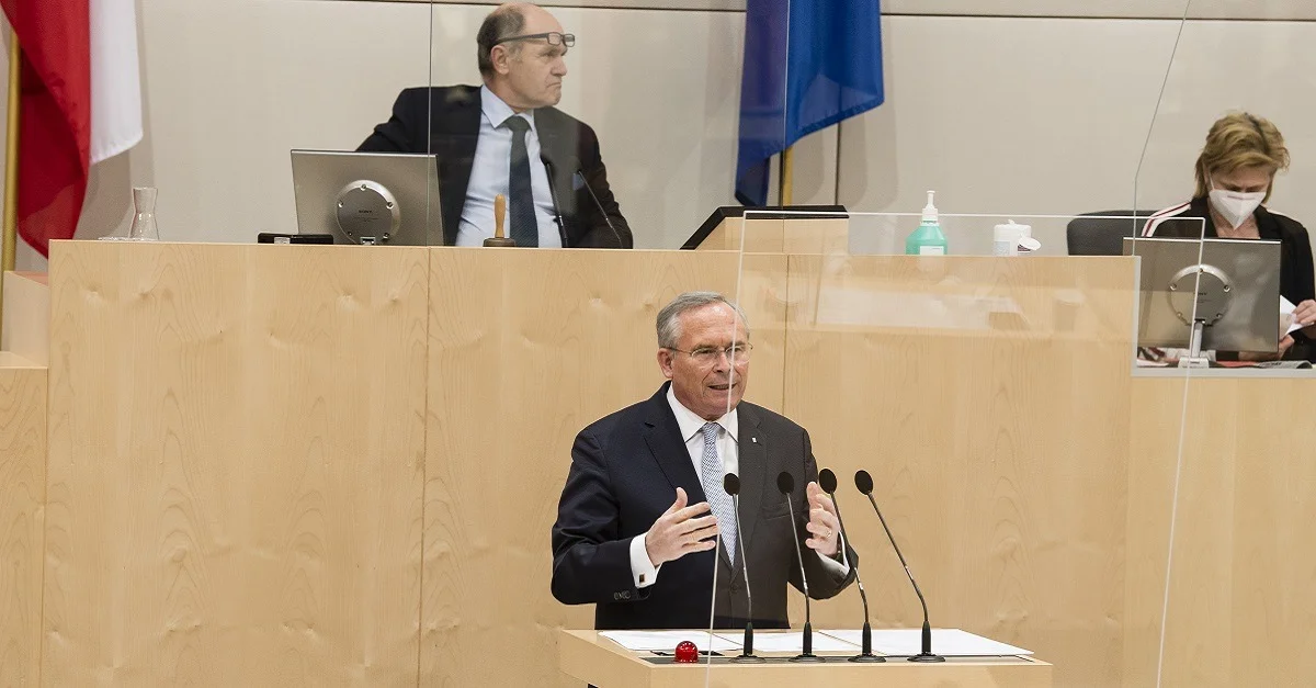 Karl Mahrer (ÖVP) im Nationalrat. © Parlamentsdirektion / Thomas Jantzen