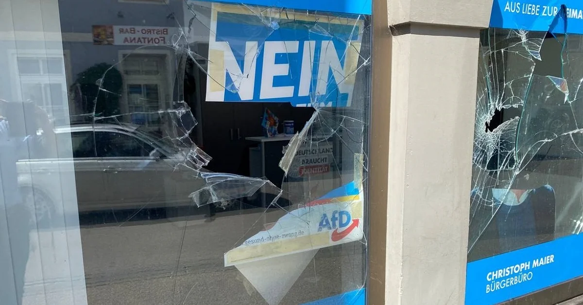 Das AfD-Bürgerbüro in Memmingen wurde angegriffen. Bild: Christoph Maier / AfD

