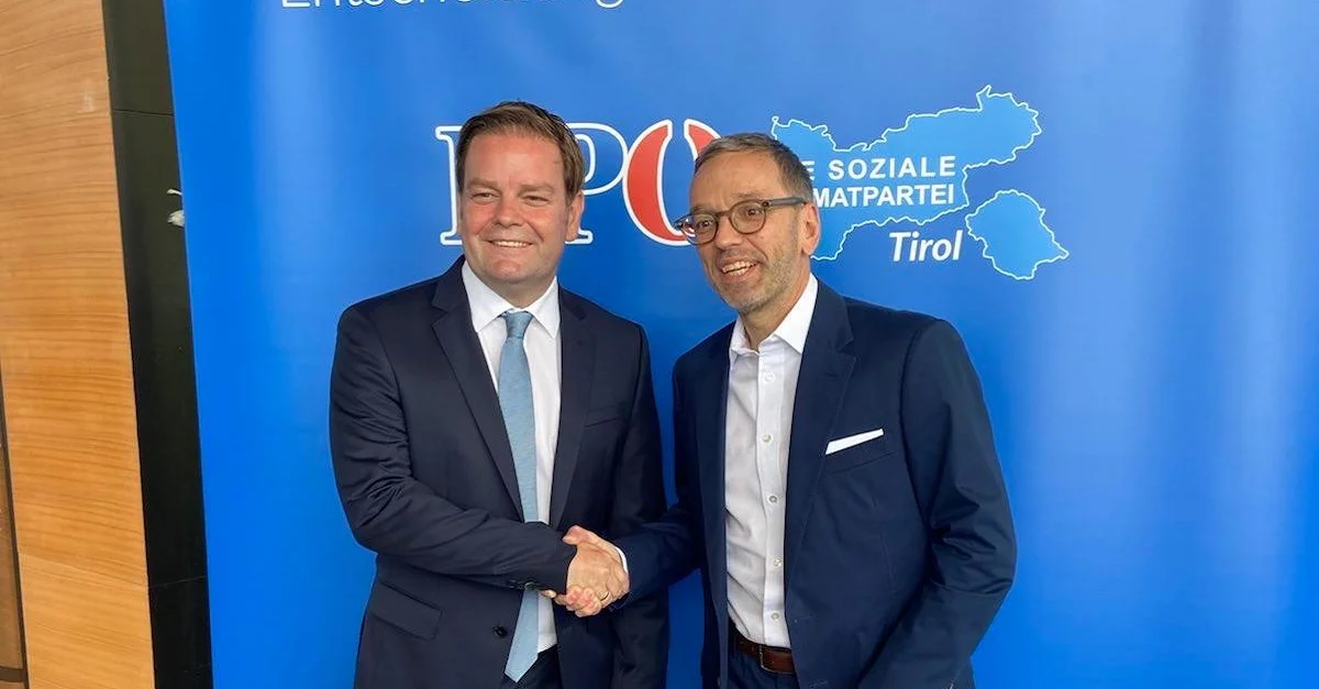 Markus Abwerzger (li.) mit Herbert Kickl (re.). Bild: (c) FPÖ