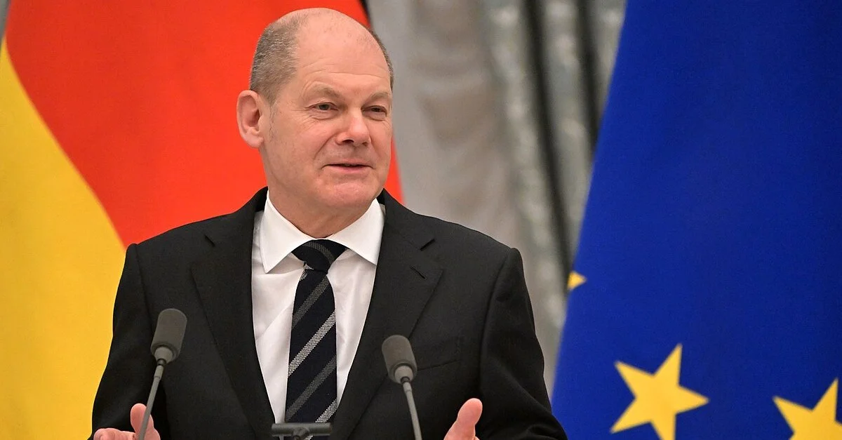 Bild: Der deutsche Bundeskanzler Olaf Scholz / Bild: Kremlin.ru, CC BY 4.0, via Wikimedia Commons (Bild zugeschnitten)
