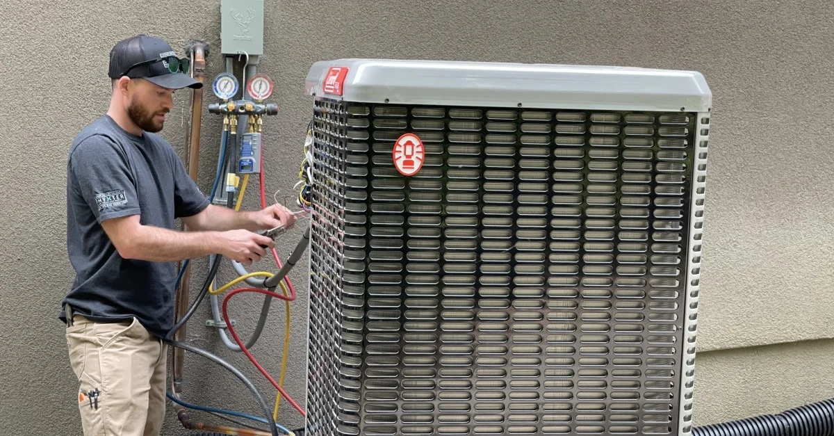 Installation einer Wärmepumpe