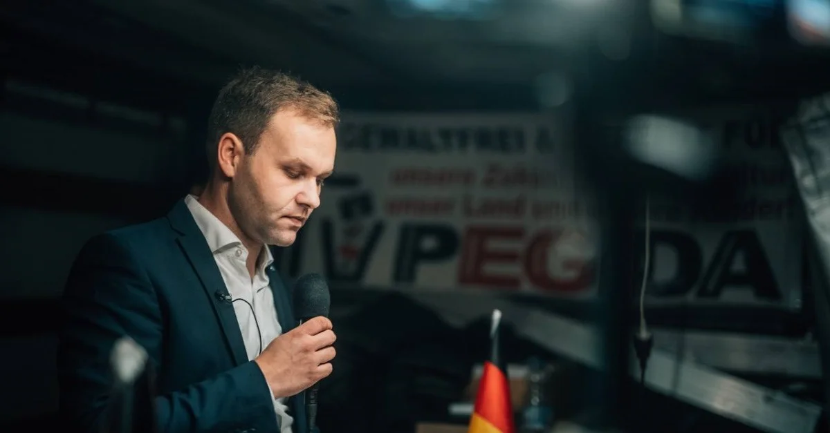 Daniel Haseloff bei einer Rede