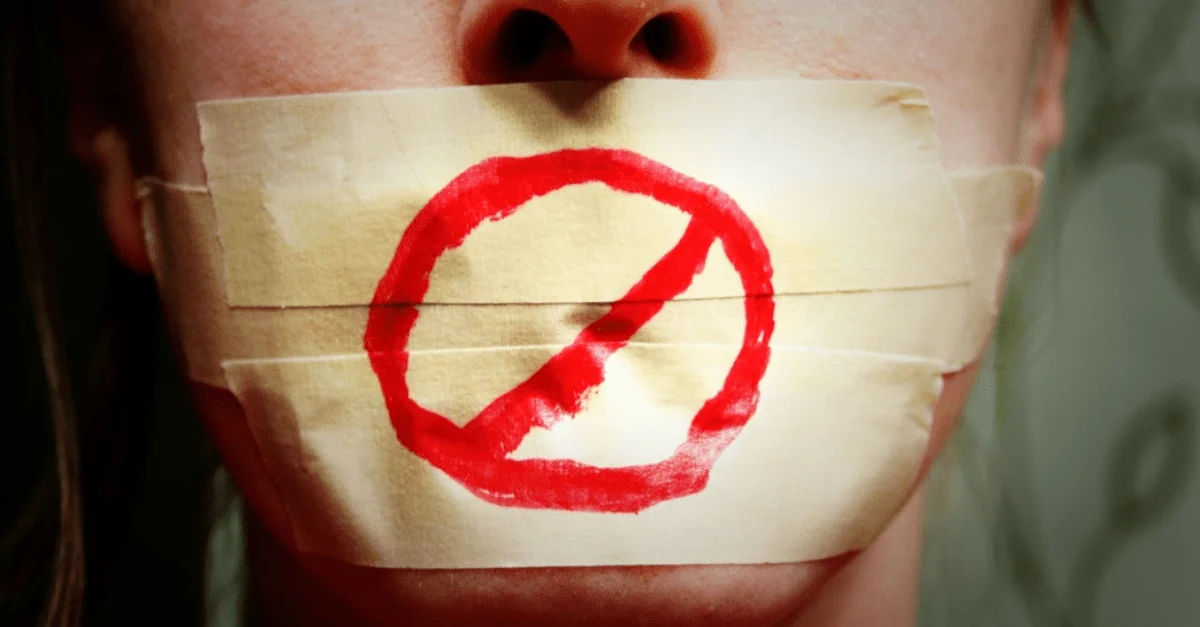 Symbolbild: Keine Meinungsfreiheit / Bild: flickr CC BY-ND 2.0 (Bild zugeschnitten)