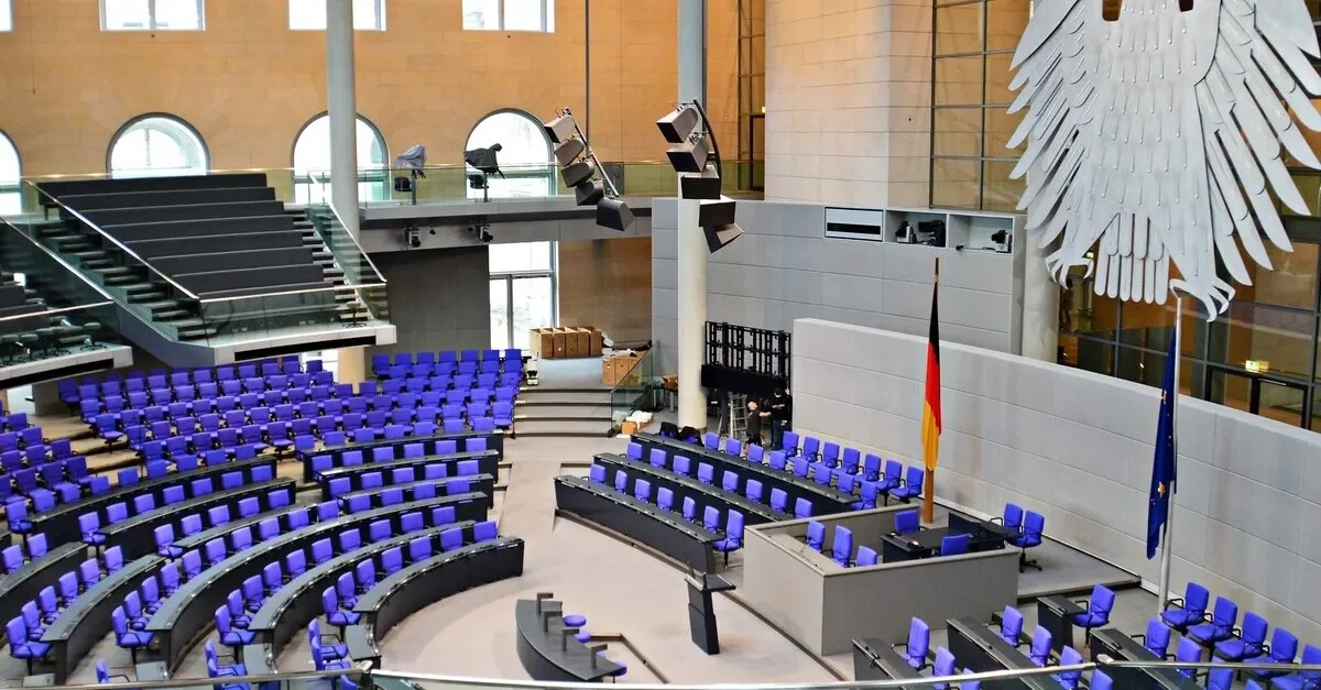 Plenarsaal im Bundestag