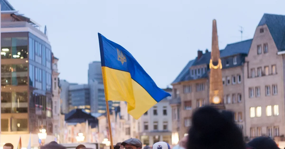 Ukraine-Flagge