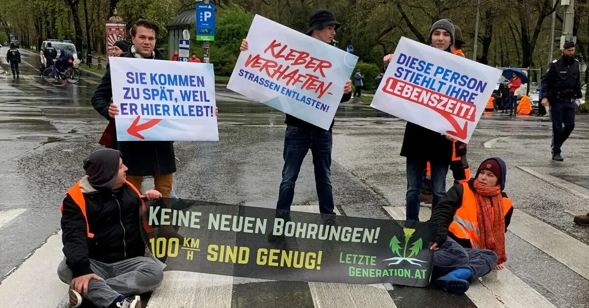 Gegenaktion der Freiheitlichen Jugend Graz