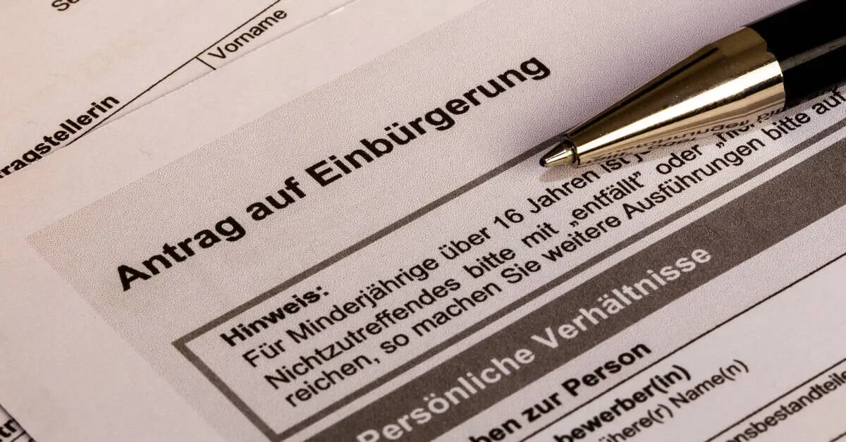 Antrag auf Einbürgerung