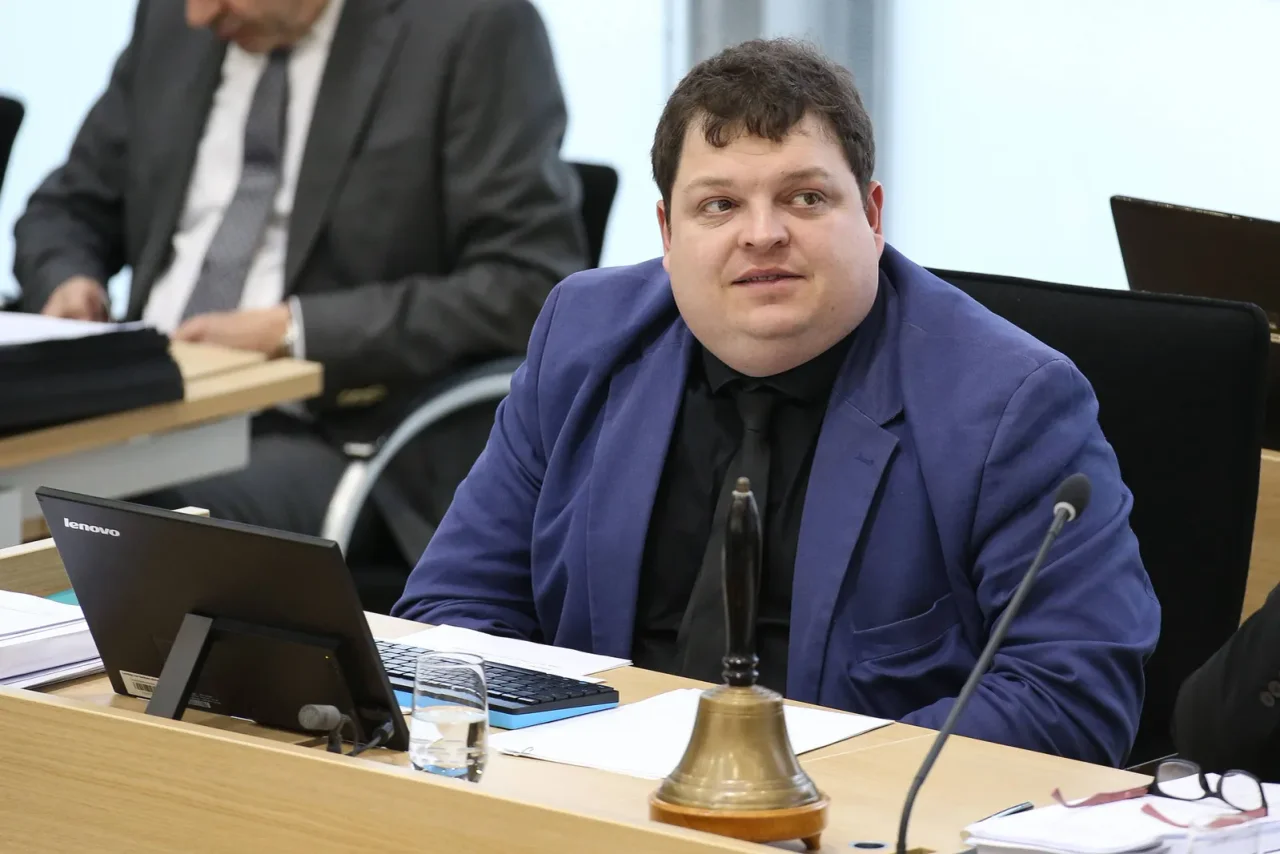 Hannes Loth (AfD) im Landtag