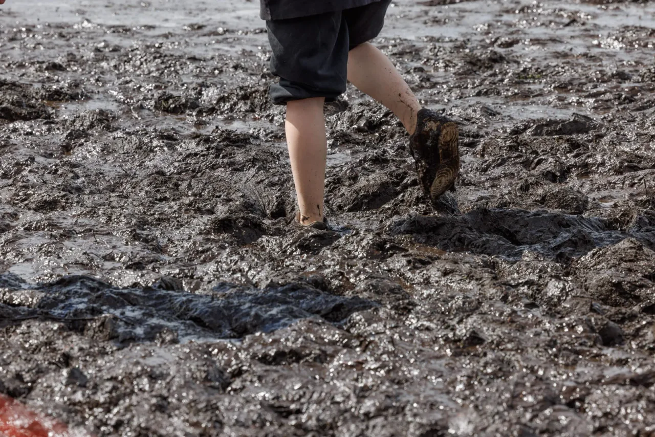 Ein Festivalbesucher in Wacken