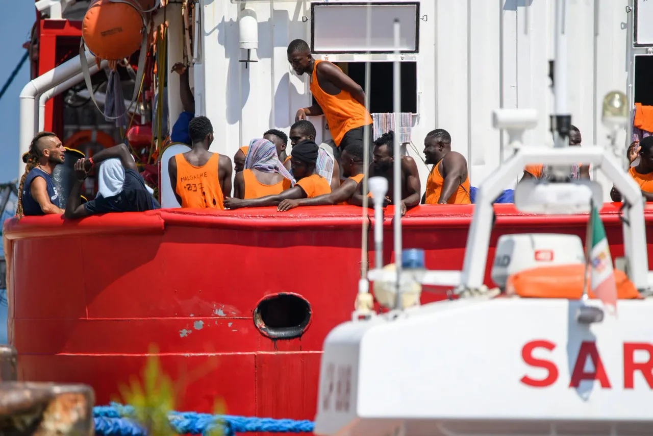 Migranten auf der Ocean Viking. (Symbolbild)