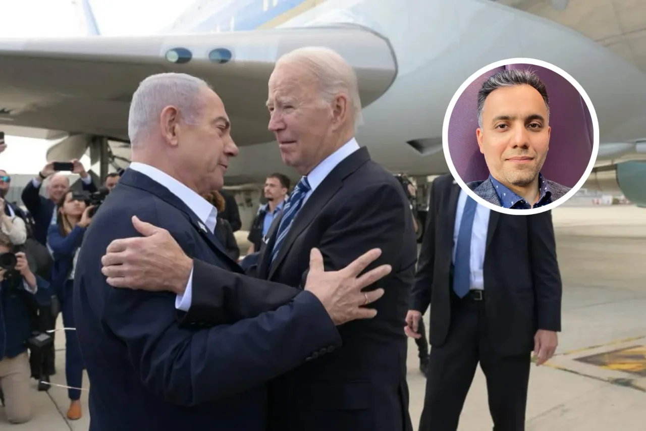 Der israelische Ministerpräsident Benjamin Netanyahu begrüßt den US-amerikanischen Präsidenten Joe Biden.