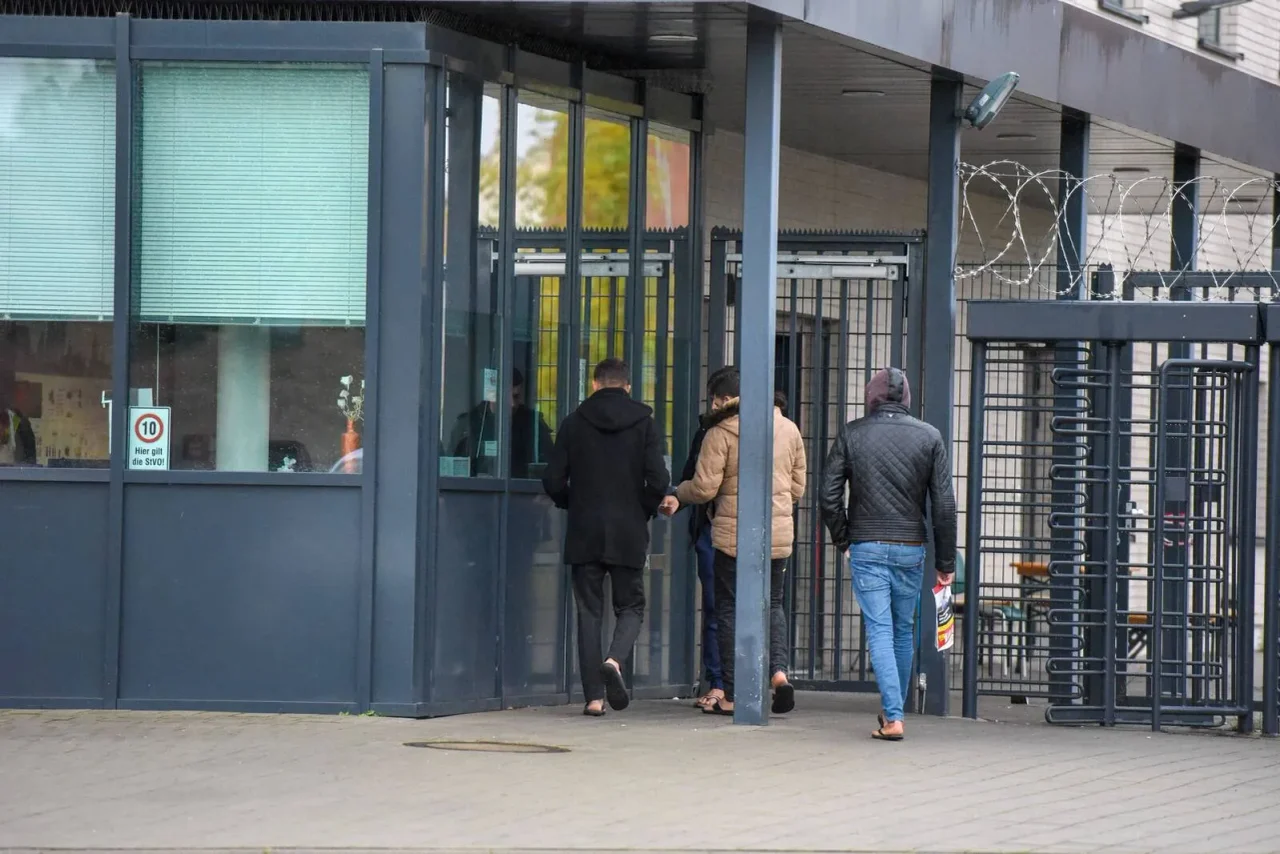 Migranten in einer Erstaufnahmeeinrichtung in Sachsen.