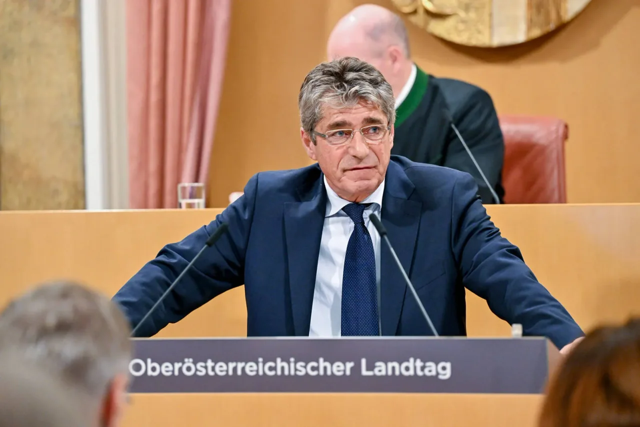 Herwig Mahr (FPÖ) im oberösterreichischen Landtag.