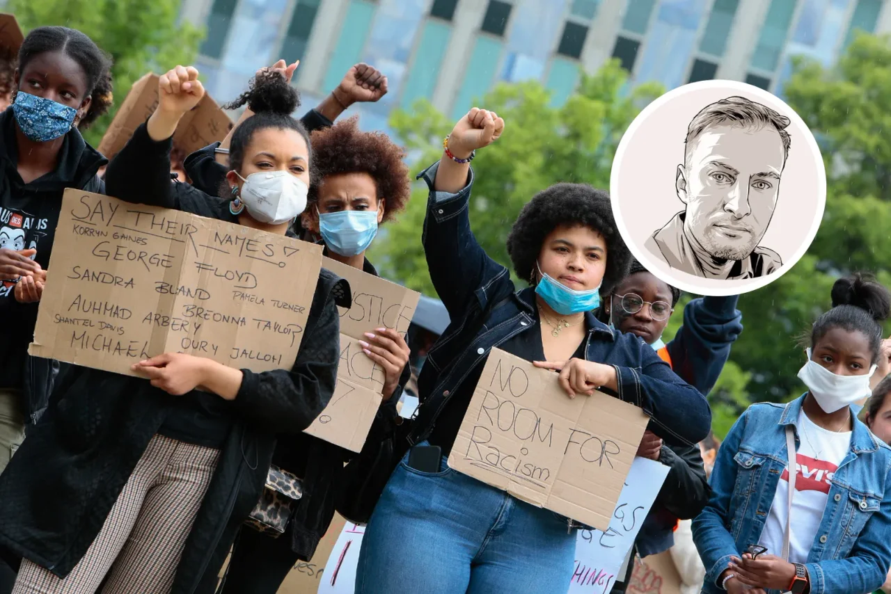 Multikulti-Demo in Magdeburg