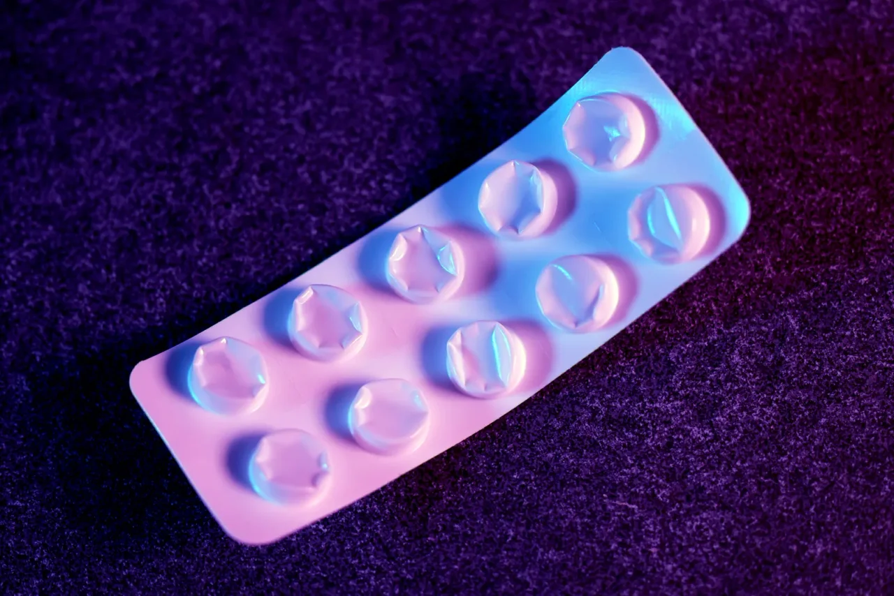 Eine leere Medikamentenverpackung