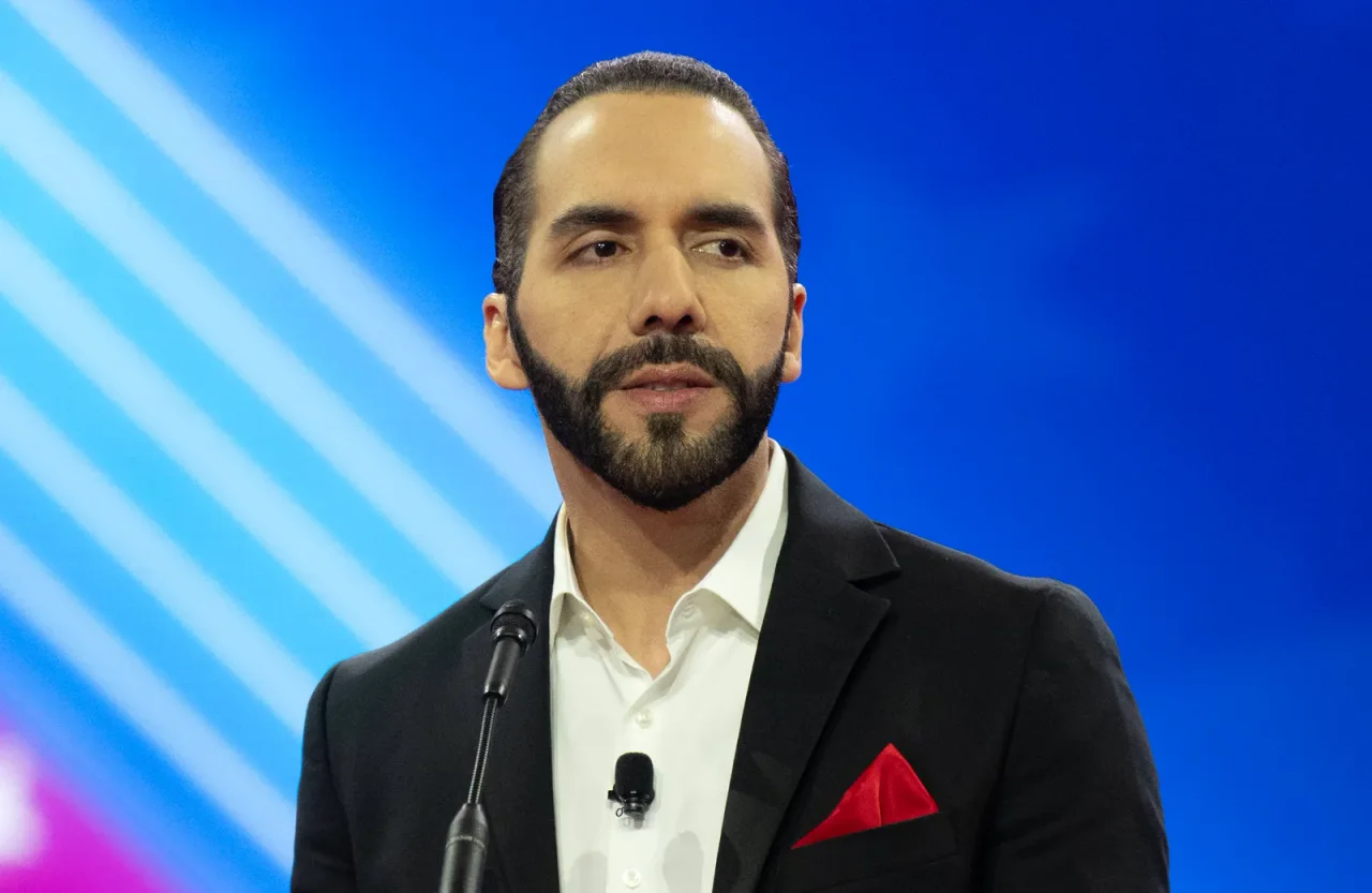 Der Präsident El Salvadors, Nayib Bukele