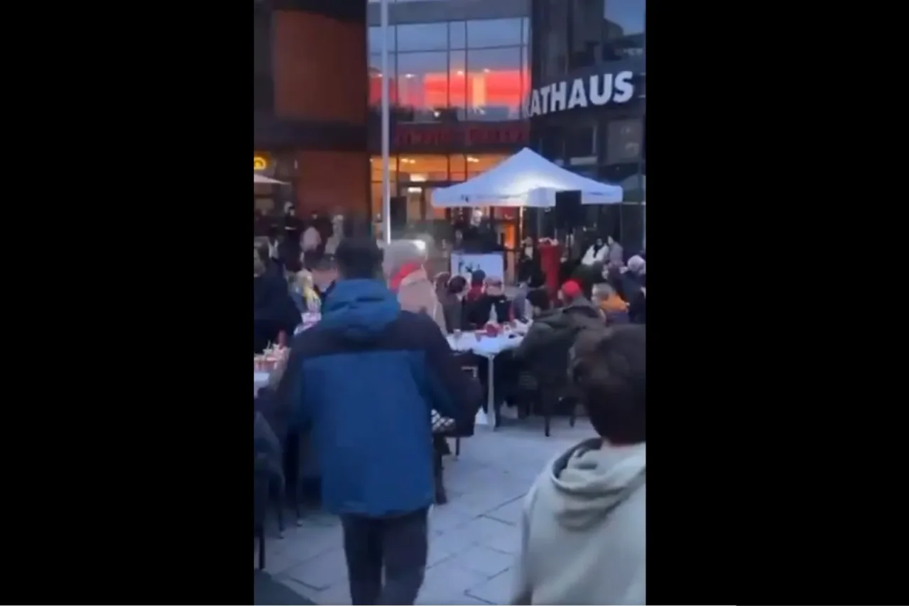 Im Video sind auch muslimische Gesänge zu hören.