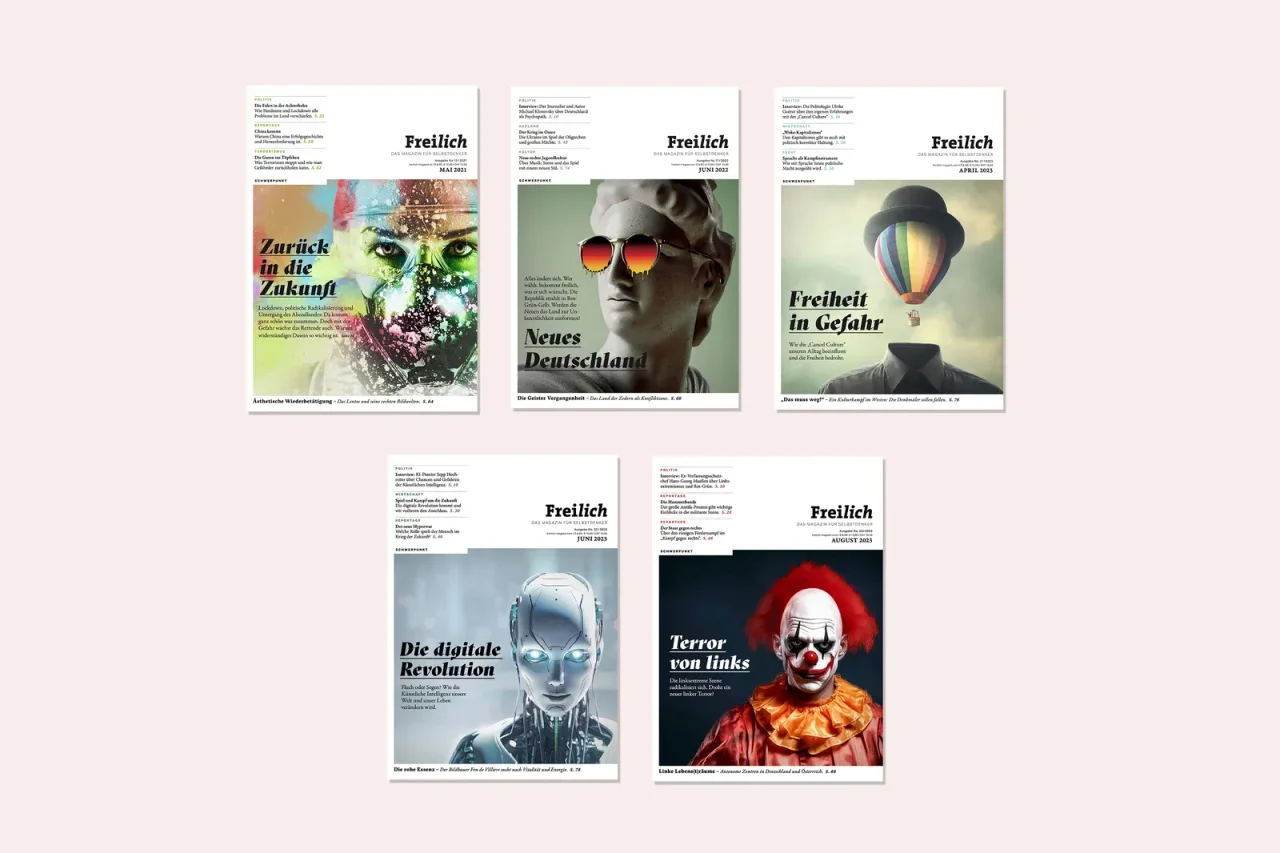 In den Ausgaben 12, 17, 21, 22 und 23 durfte FREILICH mit namhaften Persönlichkeiten sprechen.