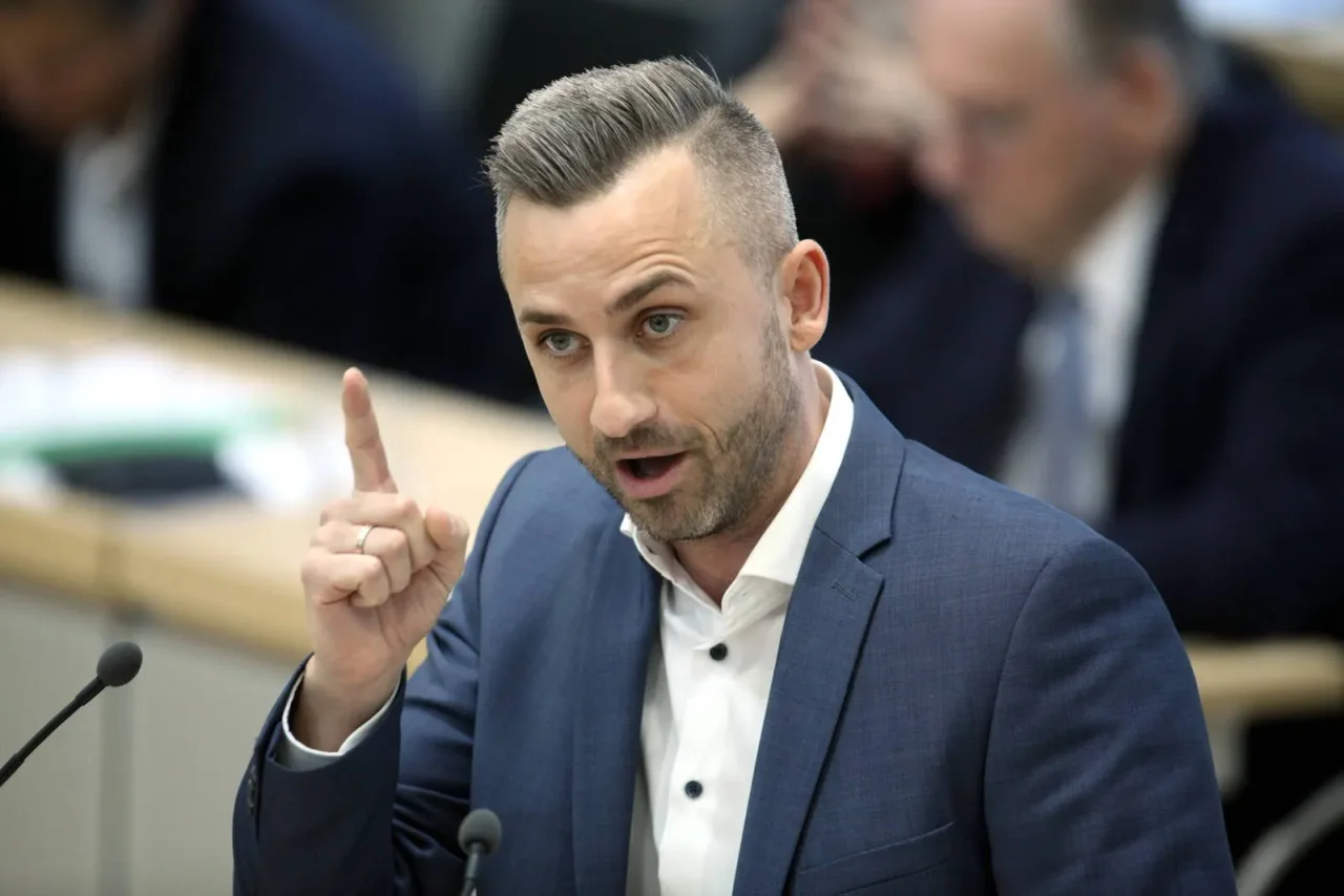 Ulrich Siegmund im Landtag von Sachsen-Anhalt.