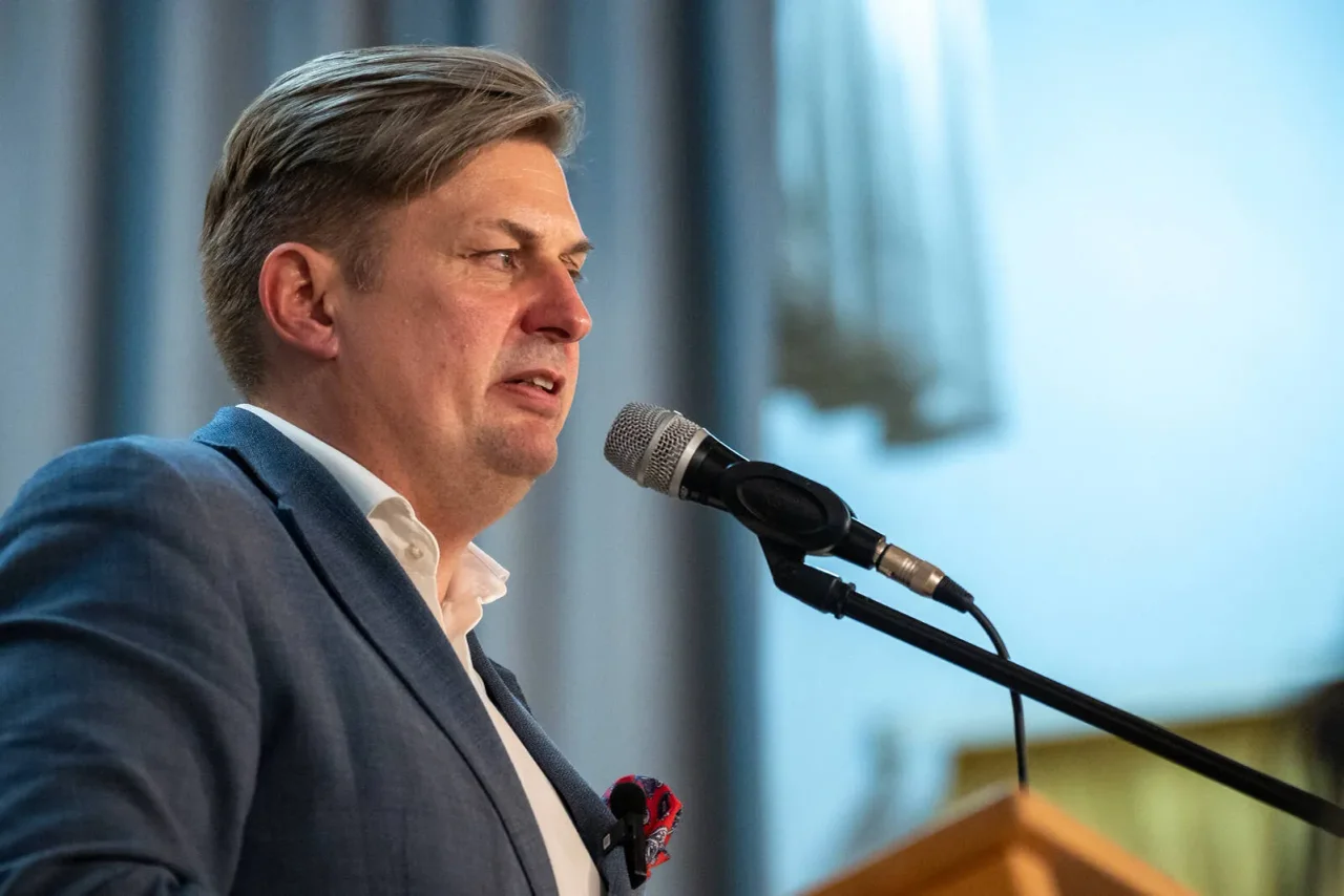 Maximilian Krah bei einer AfD-Veranstaltung in Bayern.