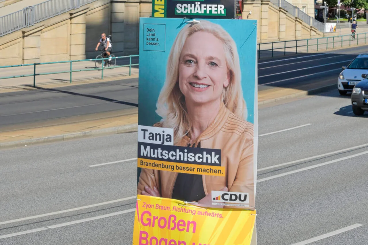 Tanja Mutschischk kandidiert für die CDU bei der Landtagswahl in Brandenburg Ende September.