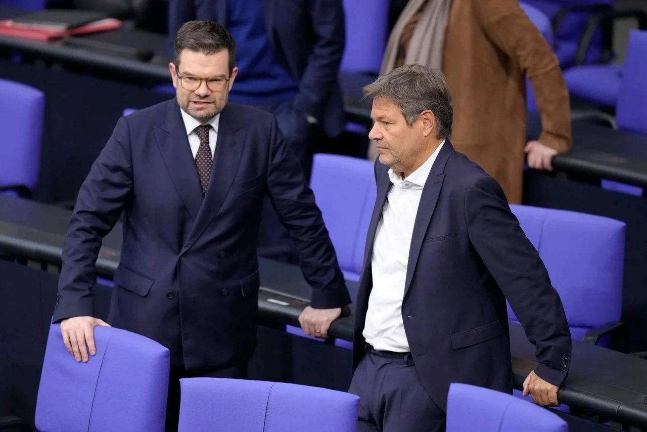 Justizminister Buschmann (FDP) und Wirtschaftsminister Habeck (Grüne).