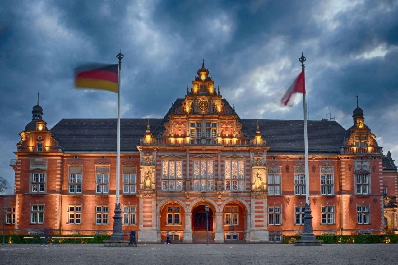 Das Harburger Rathaus.