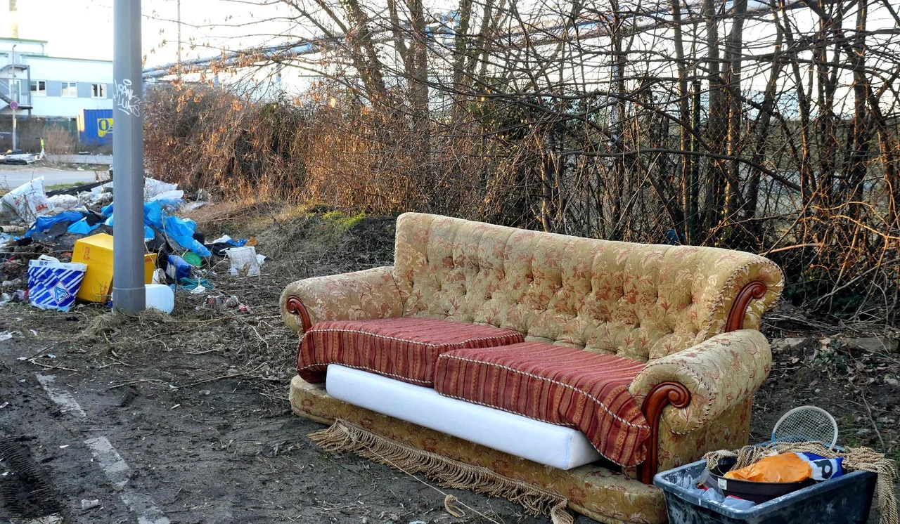 Illegal entsorgter Sperrmüll. (Symbobild)