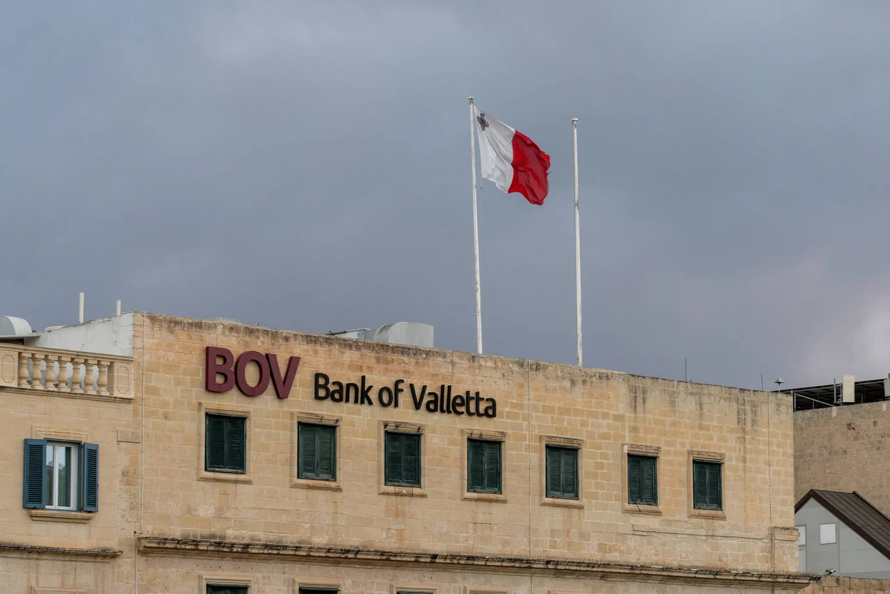 Eine Filiale der Bank of Valetta. (Symbolbild)