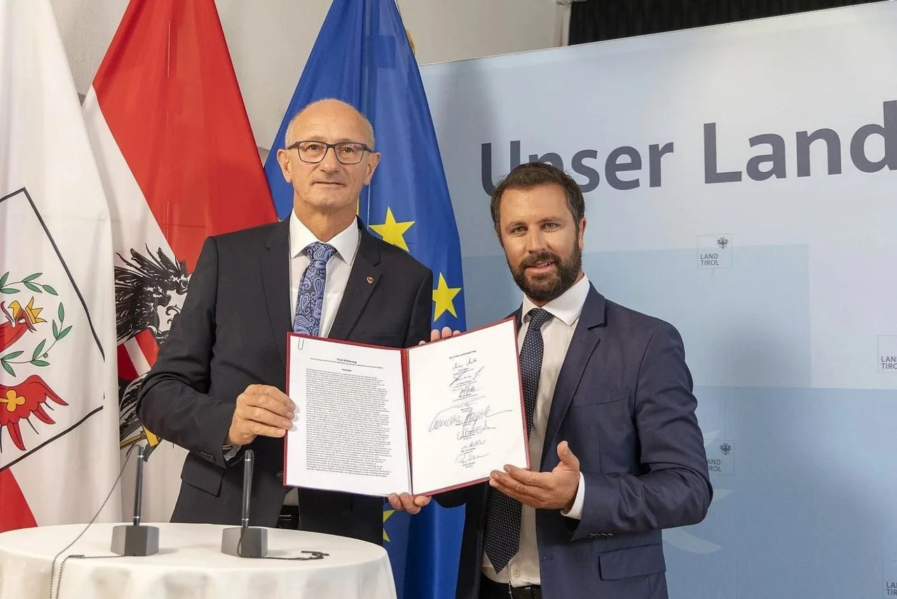 Mattle (ÖVP) und Dornauer (SPÖ).