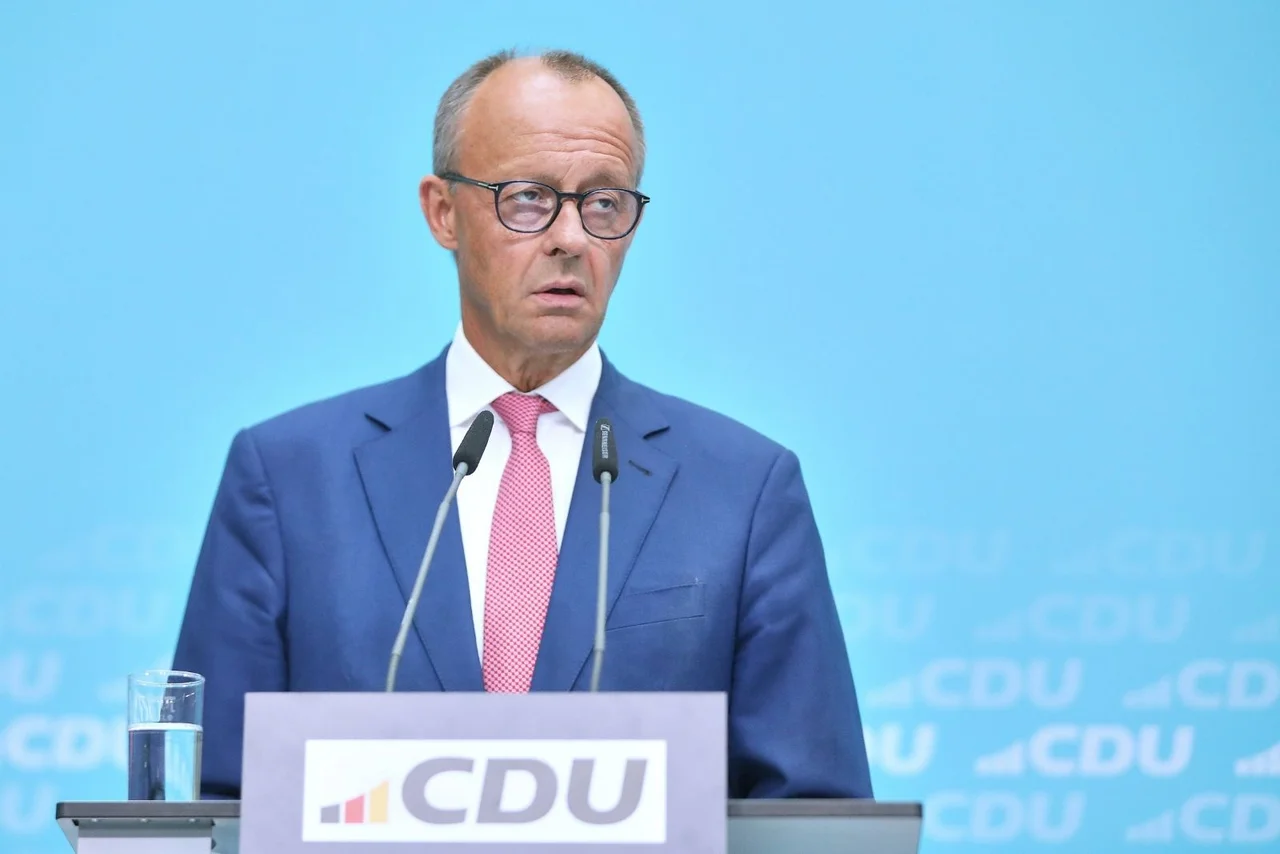Merz bei der Pressekonferenz nach der CDU-Präsidiumssitzung zu den Wahlen in Sachsen und Thüringen.