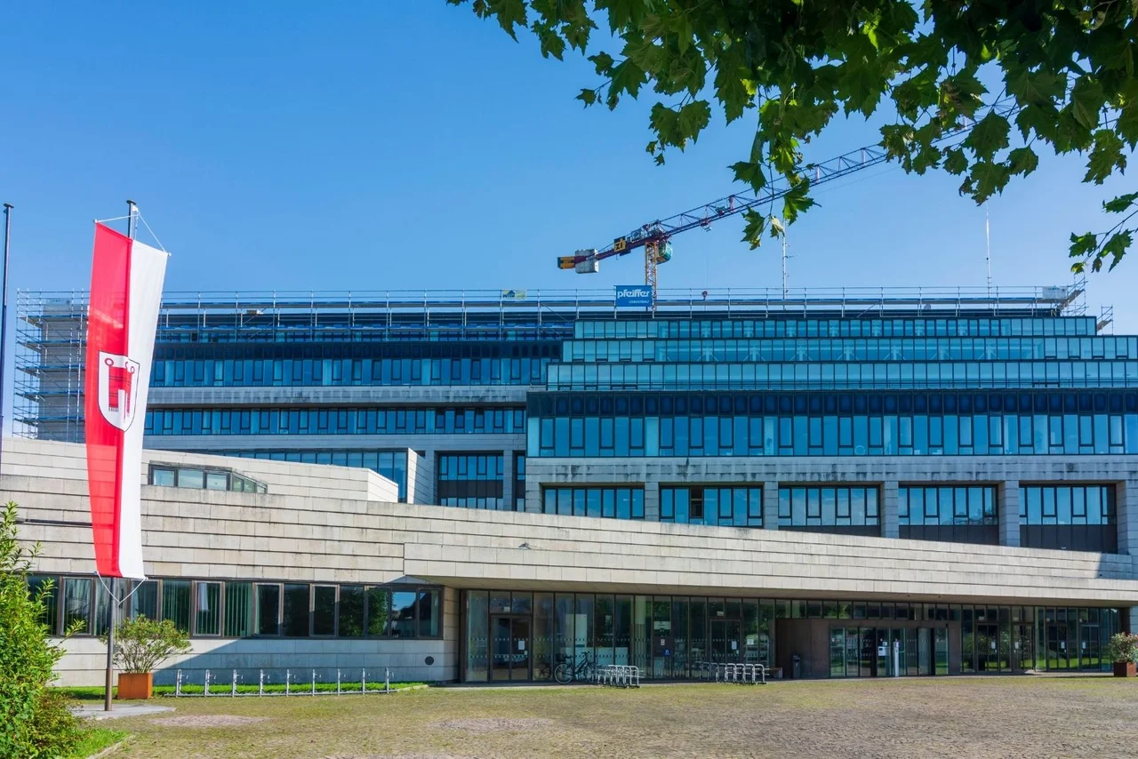Das Landhaus in Bregenz, Sitz des Vorarlberger Landtags.