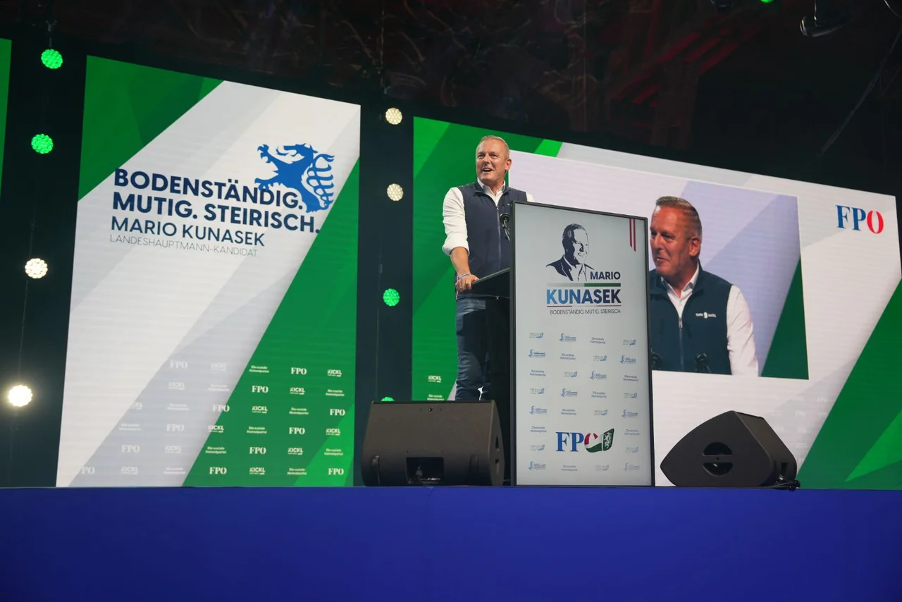 Über 31.000 Wähler gaben FPÖ-Spitzenkandidat Mario Kunasek ihre Vorzugsstimme.