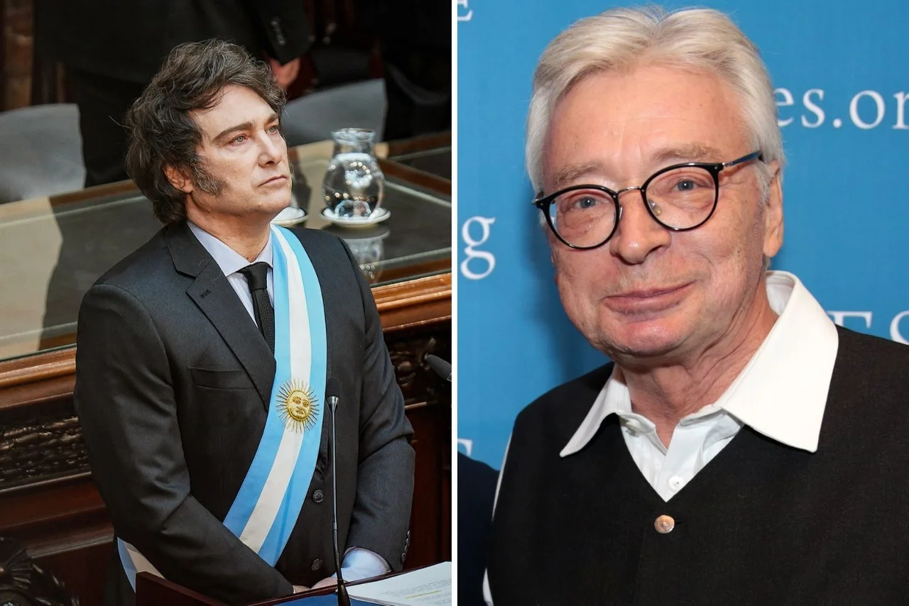 Der argentinische Präsident Milei muss sich der scharfen Kritik Hoppes stellen.