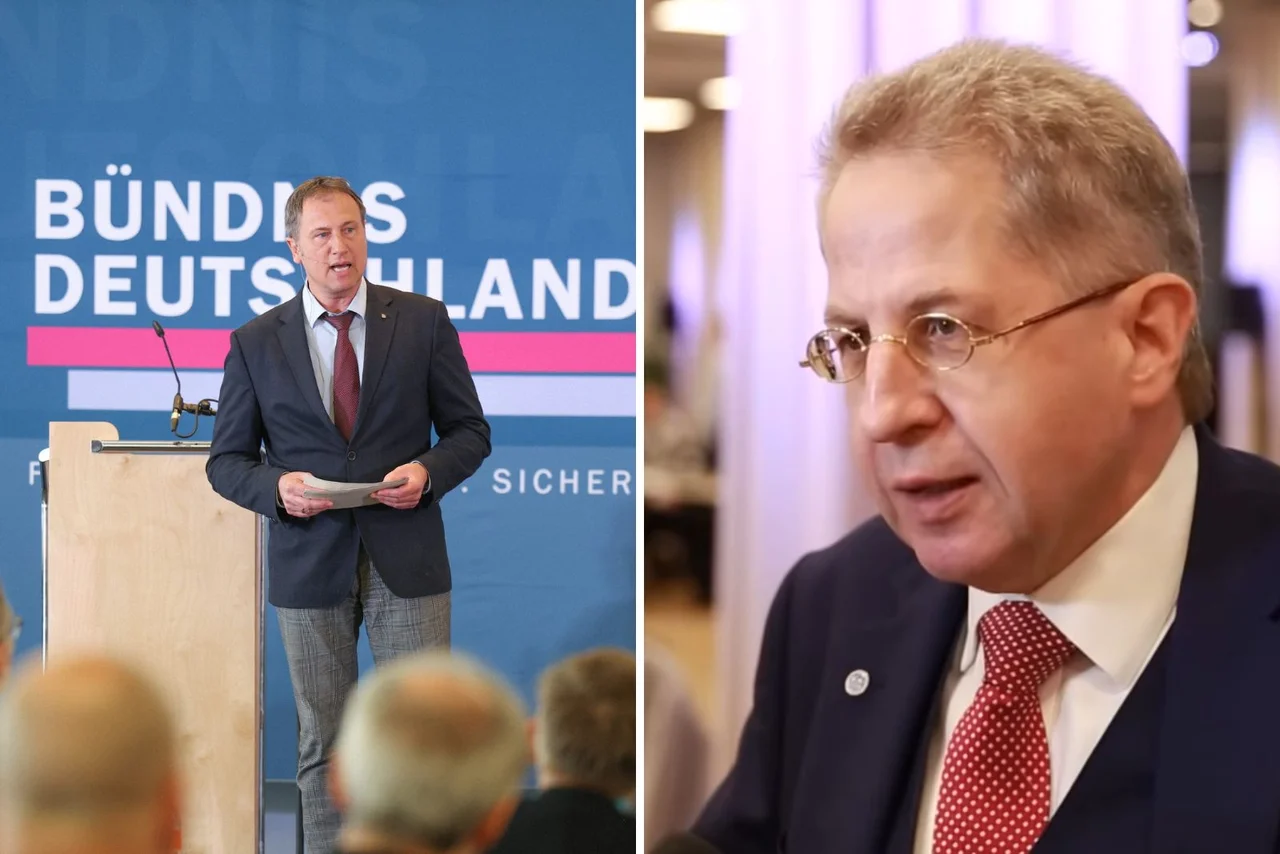 Der BD-Vorsitzende Steffen Große und der WU-Chef Hans-Georg Maaßen.