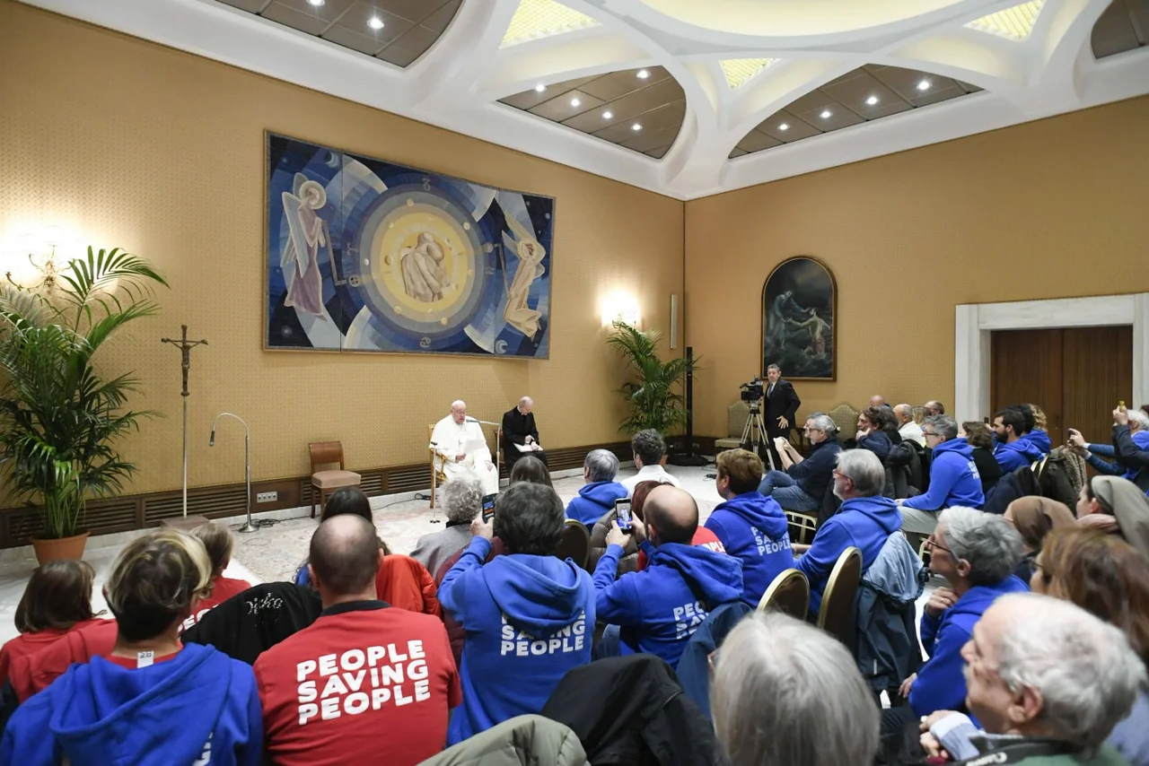 Franziskus empfing die Mitglieder der Organisation in Audienz und lobte ihre Arbeit.