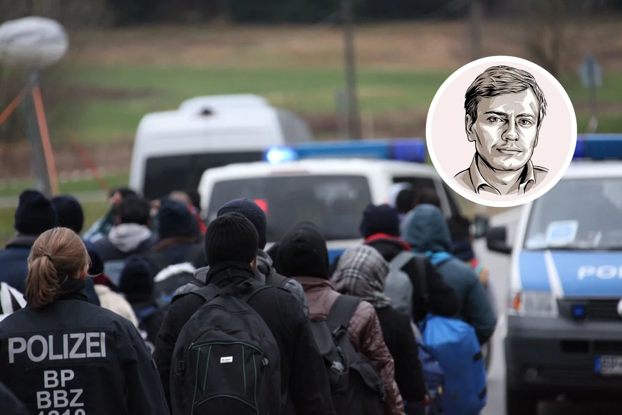 Migranten 2015 am Grenzübergang Wegscheid. (Symbolbild)