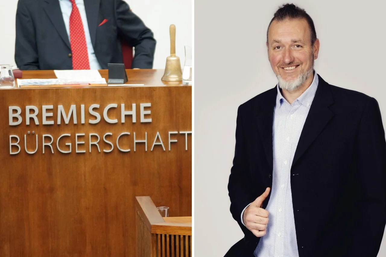 Die AfD ist mit Sven Lichtenfeld aus Bremerhaven wieder in der Bremischen Bürgerschaft vertreten.